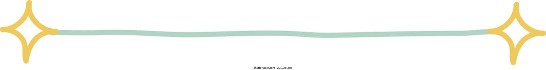 Colorful Cute Doodle Corner Border Vector Illustration