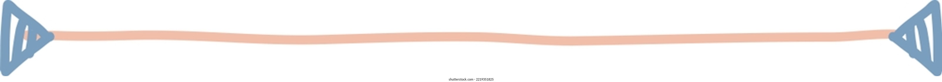 Colorful Cute Doodle Corner Border Vector Illustration