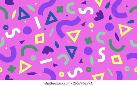 Diseño lindo colorido del Vector del fondo del patrón del doodle