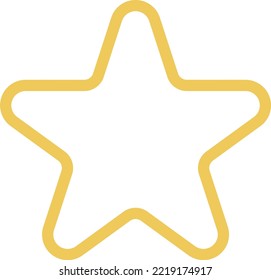 Colorful Cute Doodle Star Vector Illustration