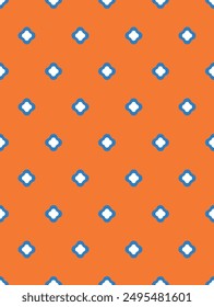 Colorful cute figures seamless pattern design. Vector illustration.