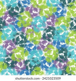 Colorful cute floral and rainbow seamless pattern background. Marble pattern with floral background. 