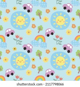 colorful cute seamless for gift wrapping paper