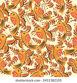 Colorful cute seamless pattern background.