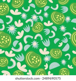 Colorful cute  seamless pattern background.