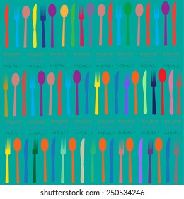 Colorful cutlery