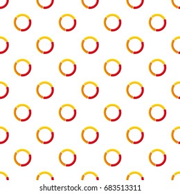 Colorful cycle circle diagram pattern