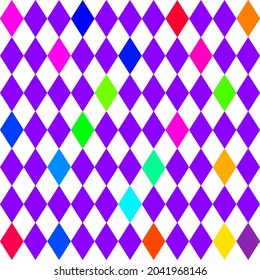 colorful daimond illustration background vector, art design creative pattern