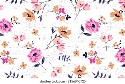 Patrón de mareas coloridas sobre la melange gris para la impresión textil
