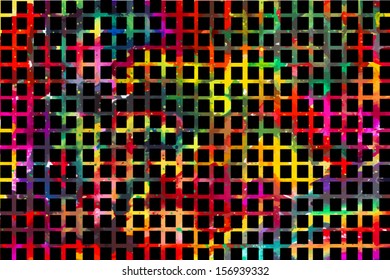 colorful dark background of squares 