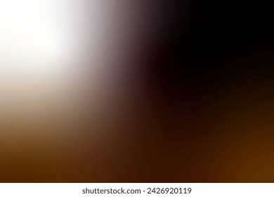 Colorful Dark Brown Gradient Blurry Background. Abstract Art Wallpaper. Vector Illustration. Banner