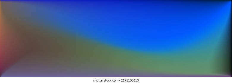 Colorful Dark Wavy Gradient Mesh. Sea  Multicolor Trendy Background. Color Rainbow Smooth Surface Backdrop. Ocean Water Wavy Gradient Mesh. Vivid Vibrant Natural Blurred Texture Illustration.