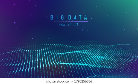 Colorful data information electronic block. Artificial intelligence behavioral science vector. Cryptocurrency education big data. Modern cryptocurrency illustration vector.