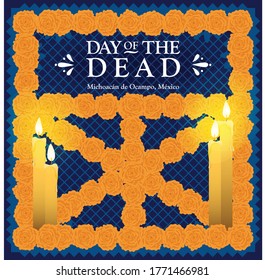 Colorful Day Of The Dead - Copy Space Composition