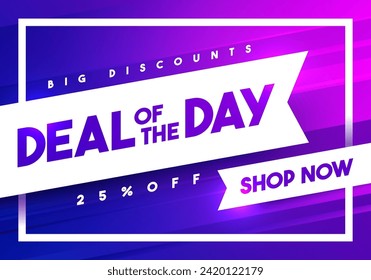 Colorful Deal Of The Day Banner