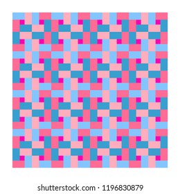 Colorful decoration abstract texture background vector design mosaic ornament tile stamp textile geometric pattern