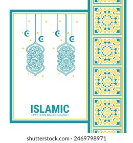 Colorful decoration of Ramadan kareem