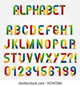 Colorful Decorative Alphabet Set