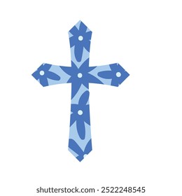 Colorful Decorative Cross - Single Vector 04