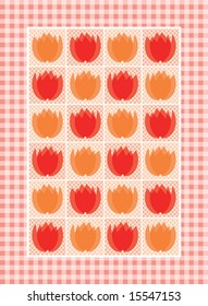 colorful decorative floral pattern