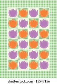 colorful decorative floral pattern