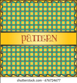 Colorful decorative geometric pattern background