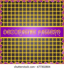 Colorful decorative geometric pattern background