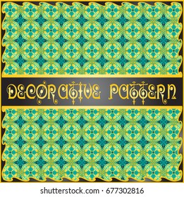 Colorful decorative geometric pattern background