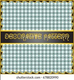 Colorful decorative geometric pattern background