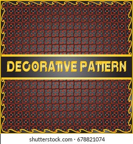 Colorful decorative geometric pattern background