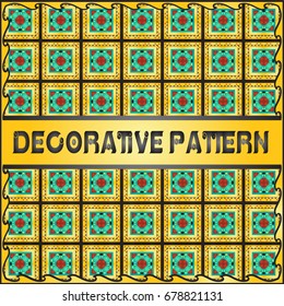 Colorful decorative geometric pattern background - Powered by Shutterstock - Get 15% off with code: PIKWIZARD15