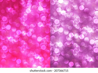 Colorful Defocused Light, Flickering Lights background.