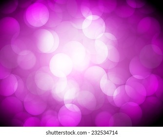 Colorful Defocused Light, Flickering Lights, Vector abstract festive background with bokeh defocused lights. 
