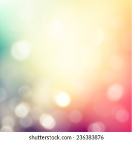 Fondo colorido de las luces desenfocadas - eps10