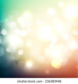 Fondo colorido de las luces desenfocadas - eps10