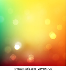 Colorful defocused lights background - eps10