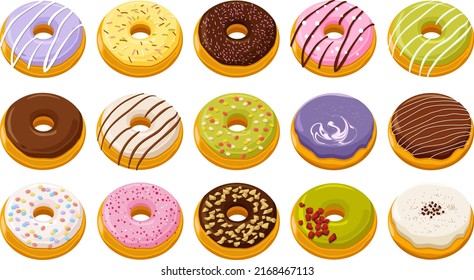 coloridos y deliciosos donuts para tu dulce vida