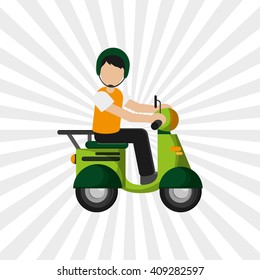 colorful delivery design, vector illustration