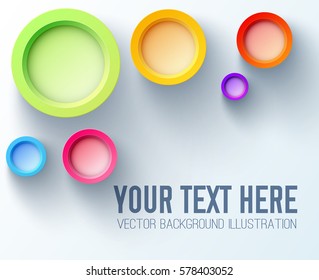 Colorful design concept. Background. Vector Illustration, eps10, contains transparencies.