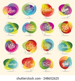 Colorful Design Element and Abstract Web Icon and logo Vector Symbol. Unusual icon and sticker set. Graphic design easy editable for Your design. 