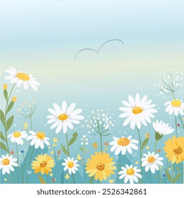 A colorful design with flowers semless pattern print design