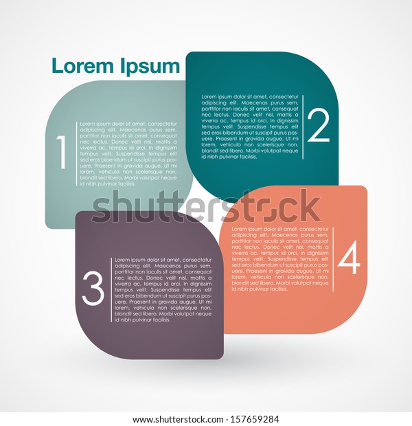 Colorful Design Layout Stock Vector (Royalty Free) 157659284 | Shutterstock