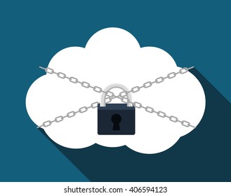 Colorful design of Security System, editable vector