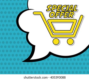 Colorful design of Special Offer , vector illustration
