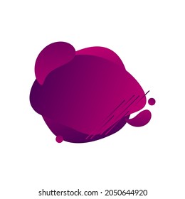 Colorful design template for presentation. Gradient shape for identity.