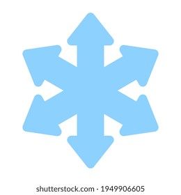 Colorful design vector of multidirectional arrows