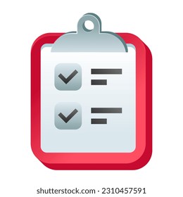 A colorful design vector of task list, todo list