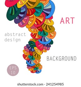 Colorful design.Abstract illustration.