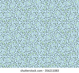 Colorful destroyed particles. Vector illustration.