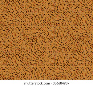 Colorful destroyed particles. Vector illustration.